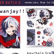 Photocard and sticker sheet boothill hsr