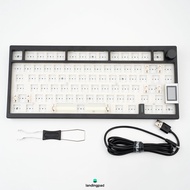 [ ️ LandingPad] YUNZII AL80 75% Wireless Aluminum Keyboard DIY Kit with LCD Screen and Volume Knob