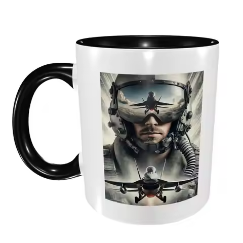 Modern Tom Cruise Movie Top Gun Maverick Mug Funny Ceramic Coffee Cups Tea Mugs Milk Cup Drinkware G