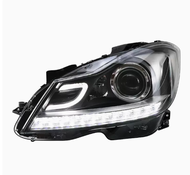 YOUMA | C-Class W204 Retrofit Laser Lens Headlights Daytime Running Lights Flow Turn Signals