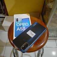 HP OPPO A53 6/128 kondisi barang mulus 97 %segel no minus siap pakai..