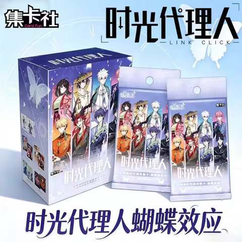 Original Card.Fun Link Click Butterfly Effect Series Booster Pack Anime Collectiable Cards Toys Char