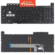 For Asus TUF Gaming F15 FX506 FA506 US Version Keyboard with Backlight