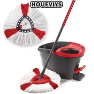 HOUEVIYS Mop Head 360° Spin Mop For O-Cedar/Vileda Wring Refill for O-Cedar/Vileda