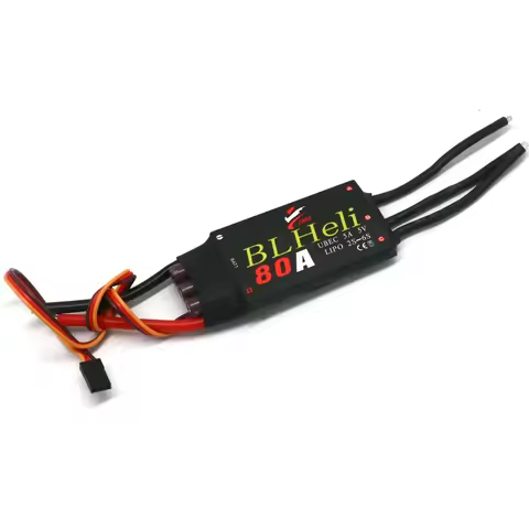 BLHeli Brushless ESC 12A 20A 30A 40A 50A 60A 80A with UBEC for Quadcopter Aircraft Model Fixed Wing 