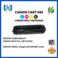 CANON 045 CMYK / FULLSET COMPATIBLE TONER CARTRIDGE CANON045 CMYK, CANON045 FULL SET FOR LBP610C Ser