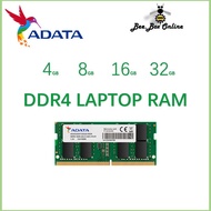 ADATA SODIMM 4GB | 8GB | 16GB | 32GB DDR4 RAM 2666MHz | 3200Mhz LAPTOP NOTEBOOK RAM