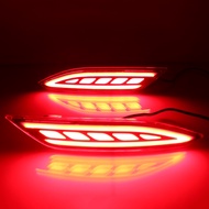 LED Reflector Rear Bumper Taillight for 2015 2016 Honda Vezel HR-V Braking Lamp