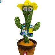 BOKALI Dancing Cactus Plush Toy Can Singing And Recording To Learn Talking Kids Gift Good For Creating A Pleasant Atmosphere