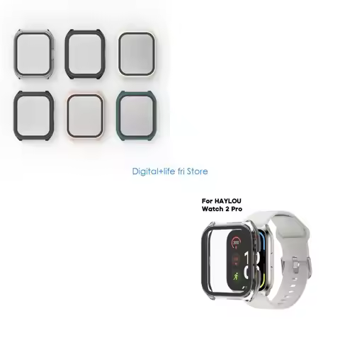 E06D Screen Protector Cover for Watch 2 Scratch-resist Shock Frame Full Coverage Smartwatch One-piec