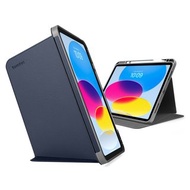Tomtoc 多角度折疊平板保護套,深藍 適用於第10代新款 iPad