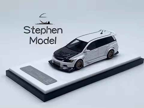 Error 404 1:64 EVO Lancer Evolution 9 lX white Wagon resin model car