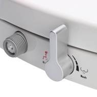 NonElectric Bidet Toilet Seat Cover Soft Closing Dual Nozzle Manual Control Bidet Seat Home Universa