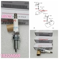 6PCS Spark Plug For Pajero Montero V93W Outlander CW4W CV4W CY4W GA2W 1822A069 DIFR6C