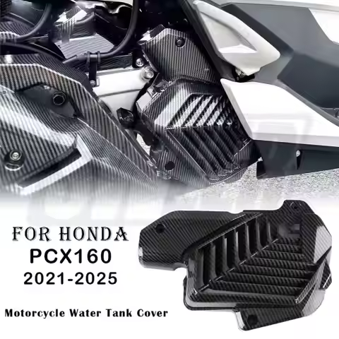 For Honda PCX160 Giorno125 2022-2025 Motorcycle Water Tank Cover Carbon Fiber Fit Air Filter Heat Di