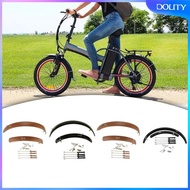 [dolity] Folding Bike Mudguard Front &amp; Rear Fenders Mud Guard for Bike Riding Outdoor