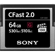 Sony 64GB/128GB CFast 2.0 G Series Memory Card