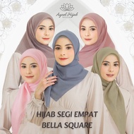 Bella Square Premium Square Hijab 115 x 115 Bella Square Hijab Plain Square Hijab AYZEL HIJAB