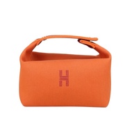「JL精品代購」98新 愛馬仕Hermes 橘色飯盒包