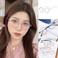 Round metal eyeglass frames, close-fitting, fashion eyeglass frames -29120