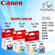 CANON PG-47 CL-57 CL-57S INK      *** PG47 CL57 CL57S E400 E410 E460 E470 E480 E560 E3170 E4270 ***
