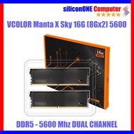 V-Color DDR5 16GB (2x8GB) 5600 MANTA XSKY VColor 5600Mhz DDR5 TMXSO8G56640KKK