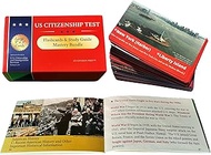 US Citizenship Test Flashcards & Naturalization Test Study Guide Combo Set 2023-2024: 100 USCIS Civi