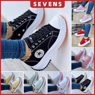 Ready stock kasut ootd getah sukan perempuan sport wanita putih hitam plus size 35-43 murah ladies f