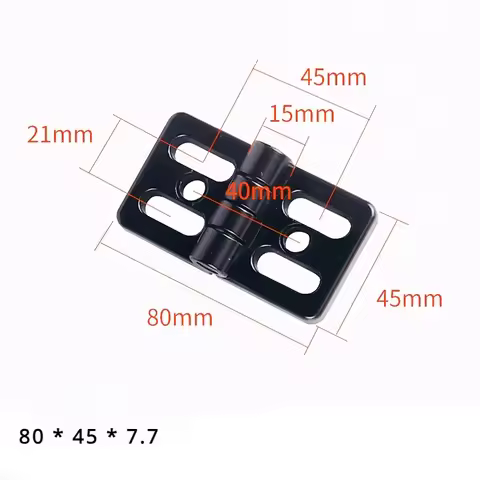 Million Hinge 4060 Million Four-Hole Hinge 45 Profile Aluminum Profile Special Zinc Alloy Hinge