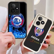 BI66 Arema FC Casing for Xiaomi Redmi 13X Turbo 3 13 F5 X5 F6 5G White Black