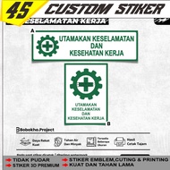 K3 Work Safety Stickers Safety First Sticker/s Work Health Sticker/s