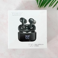 หูฟังไร้สาย หูฟังบลูทูธ ตัดเสียงรบกวน True Wireless Stereo Earbuds Bluetooth IPX8 T20 [TOZO®]