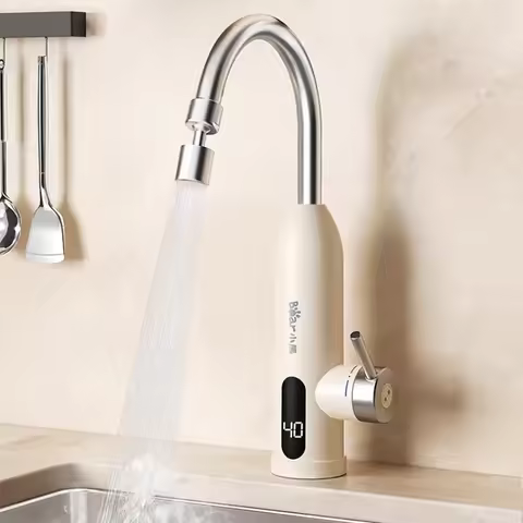 Instant Hot Water Heating Faucet 220V Electric Water Heater Faucet - Quick Tankless Water Heater for