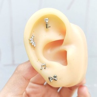 Titanium G23 lip earrings