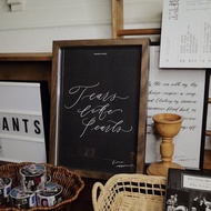 茄子先生手寫海報