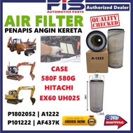 FIS Air Filter Backhoe Case 580F 580G Hitachi Excavator EX60-1 A-1222 UH025-5/7 Penapis Angin Mesin 