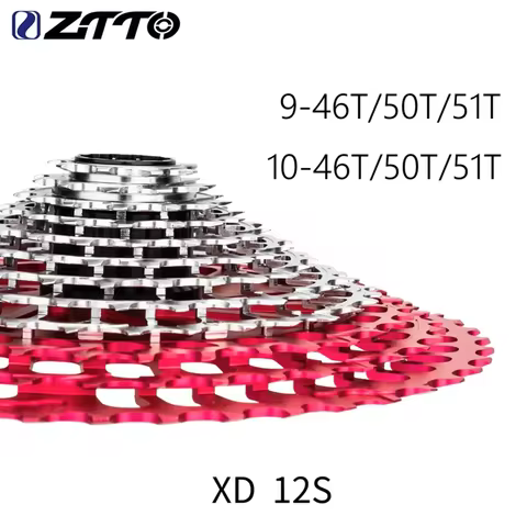 ZTTO Magenta K7 SLR3 12S MTB XD Cassette 274g-312g 12-Speed Freewheel Universal Bike Gear System CNC