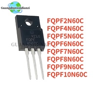 5PCS FQPF2N60C FQPF4N60C FQPF5N60C FQPF6N60C FQPF7N60C FQPF8N60C FQPF9N60C FQPF10N60C TO-220F Field 