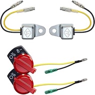 ON Off Engine Stop Switch with Low Oil Sensor 36100-ZE1-015 2Pack for Hon-da 5.5HP 6.5HP 9HP 11HP 13