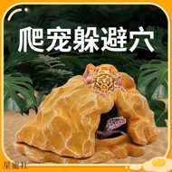 Pet Goods Shop🐱Climbing Pet Simulation Rock Resin Landscaping Gecko Lizard Snake Cave Decoration Hor