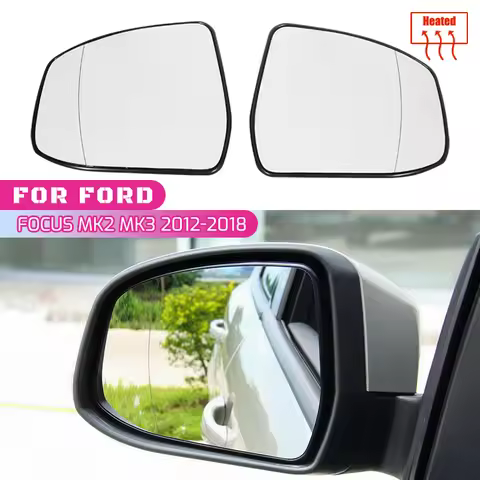 For Ford Focus II III MK2 DA DP DH DB DS 2 3 MK3 2008 2009 2018 Wide Angle Heated Mirror Glass Rear 