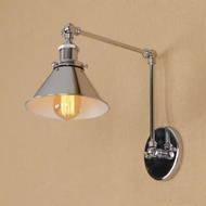 Nordic Wall Lamp Rocker Arm Long Arm Retractable Restaurant loft Wall Lamp Bedroom Foldable Unique S