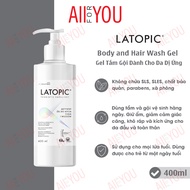 [CHÍNH HÃNG CÓ TEM] (Mẫu Mới) LATOPIC Body and Hair Wash Gel 400 mL - Gel Tắm Gội Dành Cho Da Kích Ứ