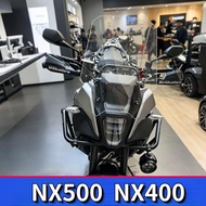 Suitable for NX500 Thickened Rainproof Front Windshield, NX400, NX500 Off-Road Motorcycle Transparen