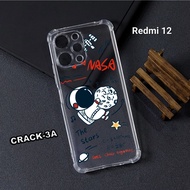 Case poco m7 pro F7 pro F7 ultra crack pc case anime astronaut image soft case