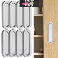 XZTeamHomer 16Pcs Glass Sliding Door Handle - Self-Adhesive, Punch-Free - Drawer Pull Bar - Wardrobe