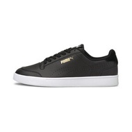 [EUR 41/Black/Team Gold White] Shuffle Perforated Trainers in Black/Team Gold White, Size EUR 41 by 