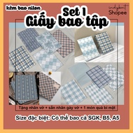 [Set 1 - blue] Soft and poetic blue notebook paper size a5, b5 indybmt