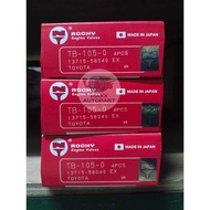 TOYOTA RINO 14B PS1115 EXHAUST VALVE (ROCKY TB105 4PCS) ORIGINAL JAPAN