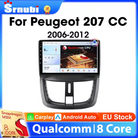 Android Wireless Carplay Car Radio for Peugeot 207 CC 207CC 2006-2015 Multimedia Player 2Din Navigat